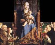 Antonello da Messina Madonna with SS Nicholas of Bari,Anastasia France oil painting artist